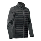 Stormtech Narvik Hybrid Jacket for Men - Black/Dolphin Heather - DolphinHeather_SIDE