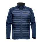 Stormtech Narvik Hybrid Jacket for Men - Indigo/Indigo Heather - Embroidery