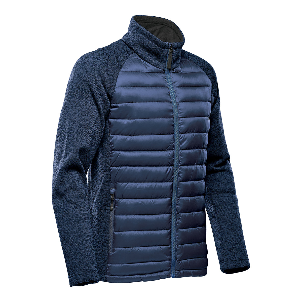 Stormtech Narvik Hybrid Jacket for Men - Indigo/Indigo Heather - IndigoHeather_SIDE