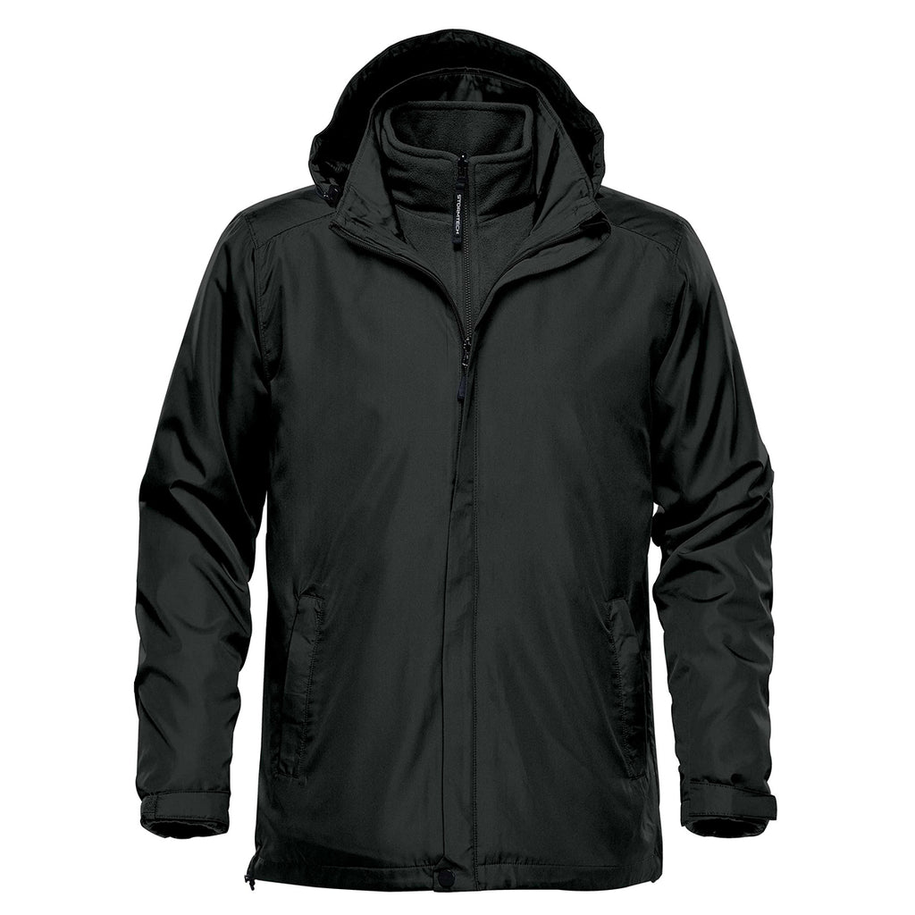 Stormtech Nautilus Jacket for Men, Three-Way - Black - OPEN