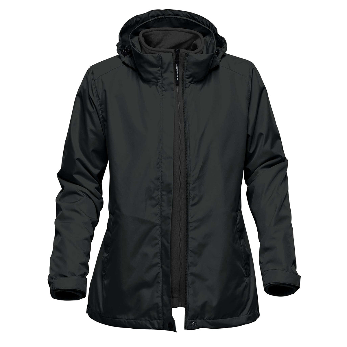 Stormtech Nautilus Jacket for Women, Three-Way - Black - OPEN