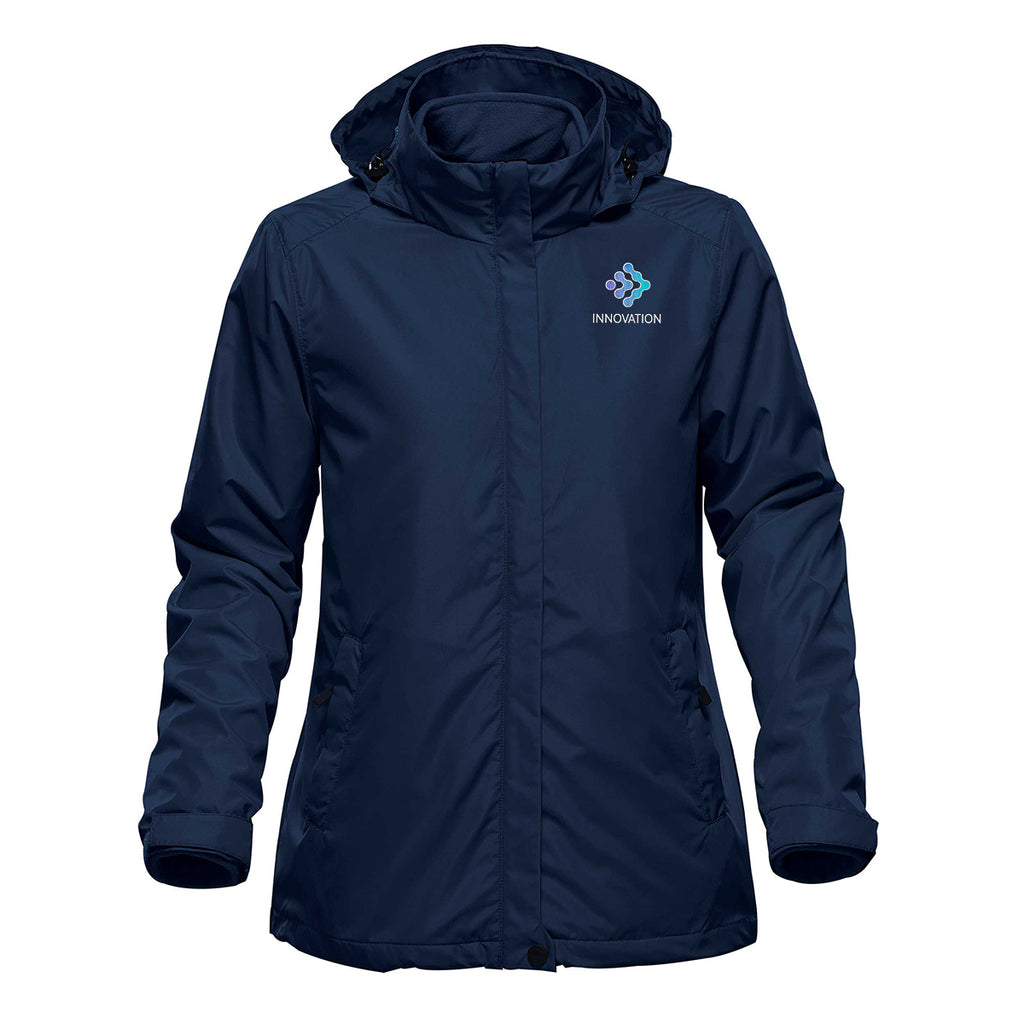 Stormtech Nautilus Jacket for Women, Three-Way - Navy - Embroidery