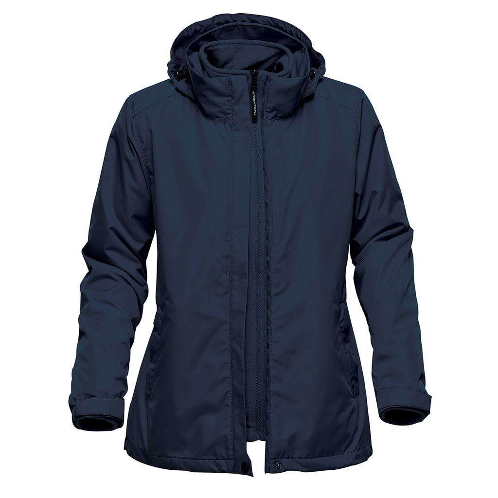 Stormtech Nautilus Jacket for Women, Three-Way - Navy - OPEN