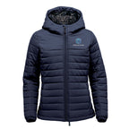 Stormtech Nautilus Quilted Hoody for Women - Navy - Embroidery