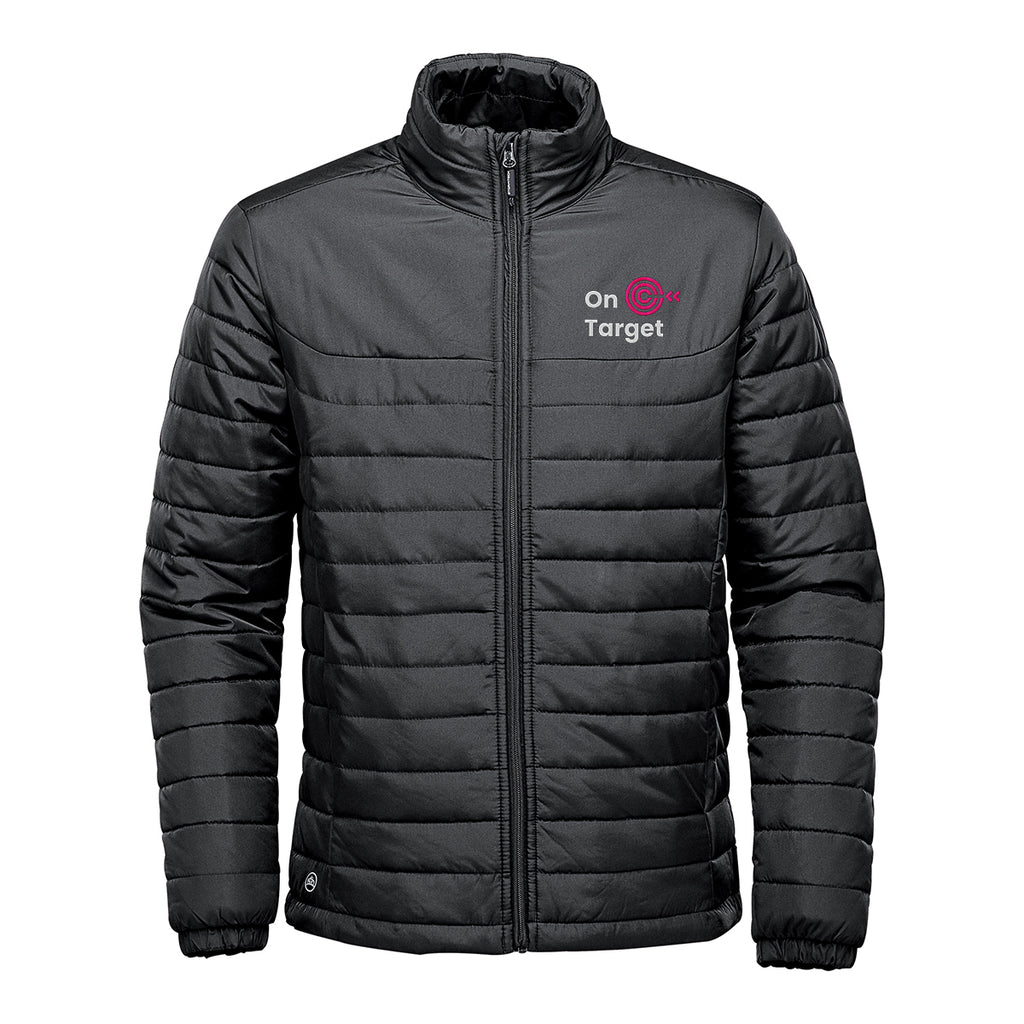 Stormtech Nautilus Quilted Jacket for Men - Black - Embroidery