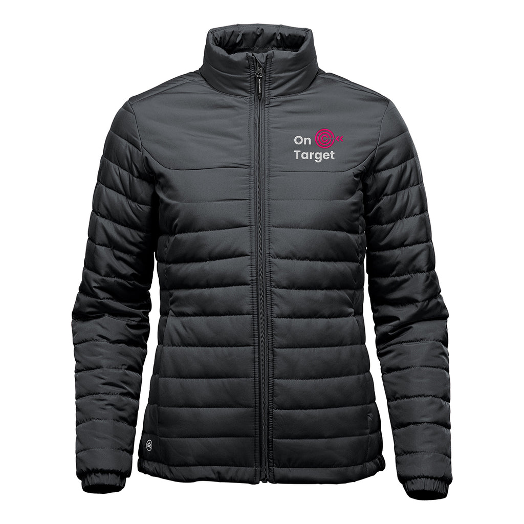 Stormtech Nautilus Quilted Jacket for Women - Black - Embroidery