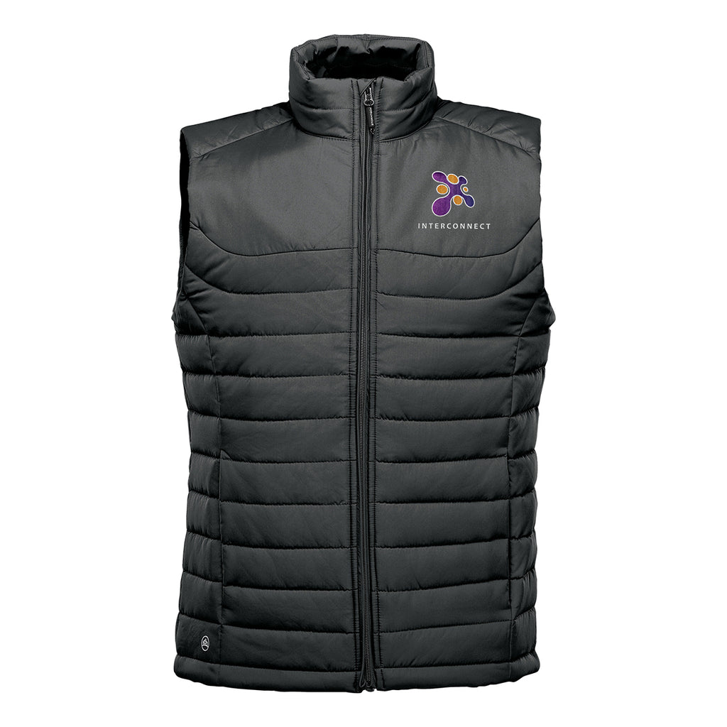 Stormtech Nautilus Quilted Vest for Men - Black - Embroidery