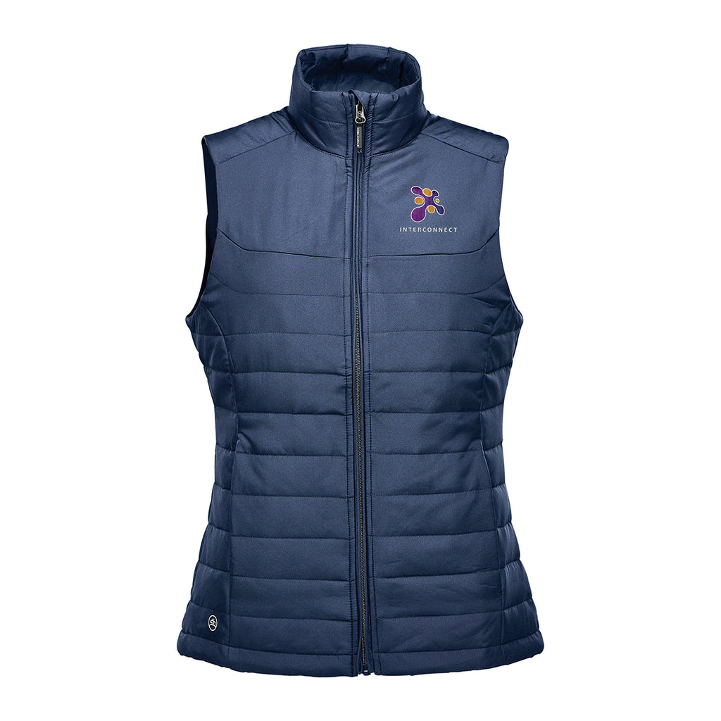 Stormtech Nautilus Quilted Vest for Women - Navy - Embroidery