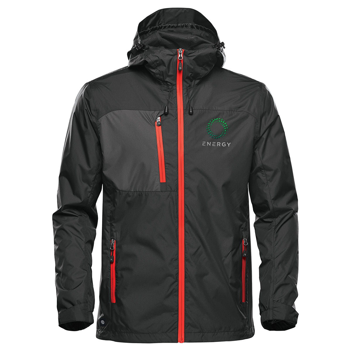 Stormtech Olympia Shell for Men - Black/Black - Embroidery