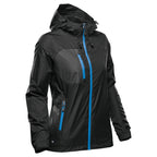 Stormtech Olympia Shell for Women - Black/Black - AzureBlue_SIDE