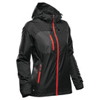 Stormtech Olympia Shell for Women - Black/Black - BrightRed_SIDE