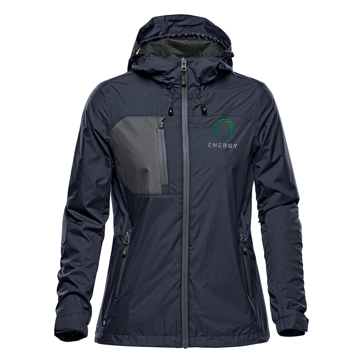 Stormtech Olympia Shell for Women - Navy/Granite - Embroidery