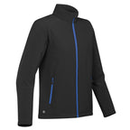 Stormtech Orbiter Softshell for Men - Black/Azure - AZUREBLUE_SIDE