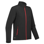 Stormtech Orbiter Softshell for Men - Black/Azure - BRIGHTRED_SIDE