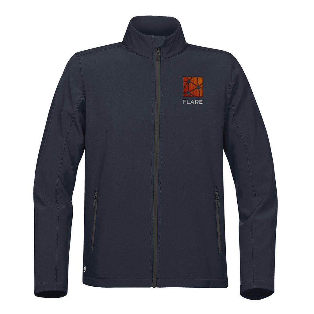 Stormtech Orbiter Softshell for Men - Navy/Carbon - Embroidery