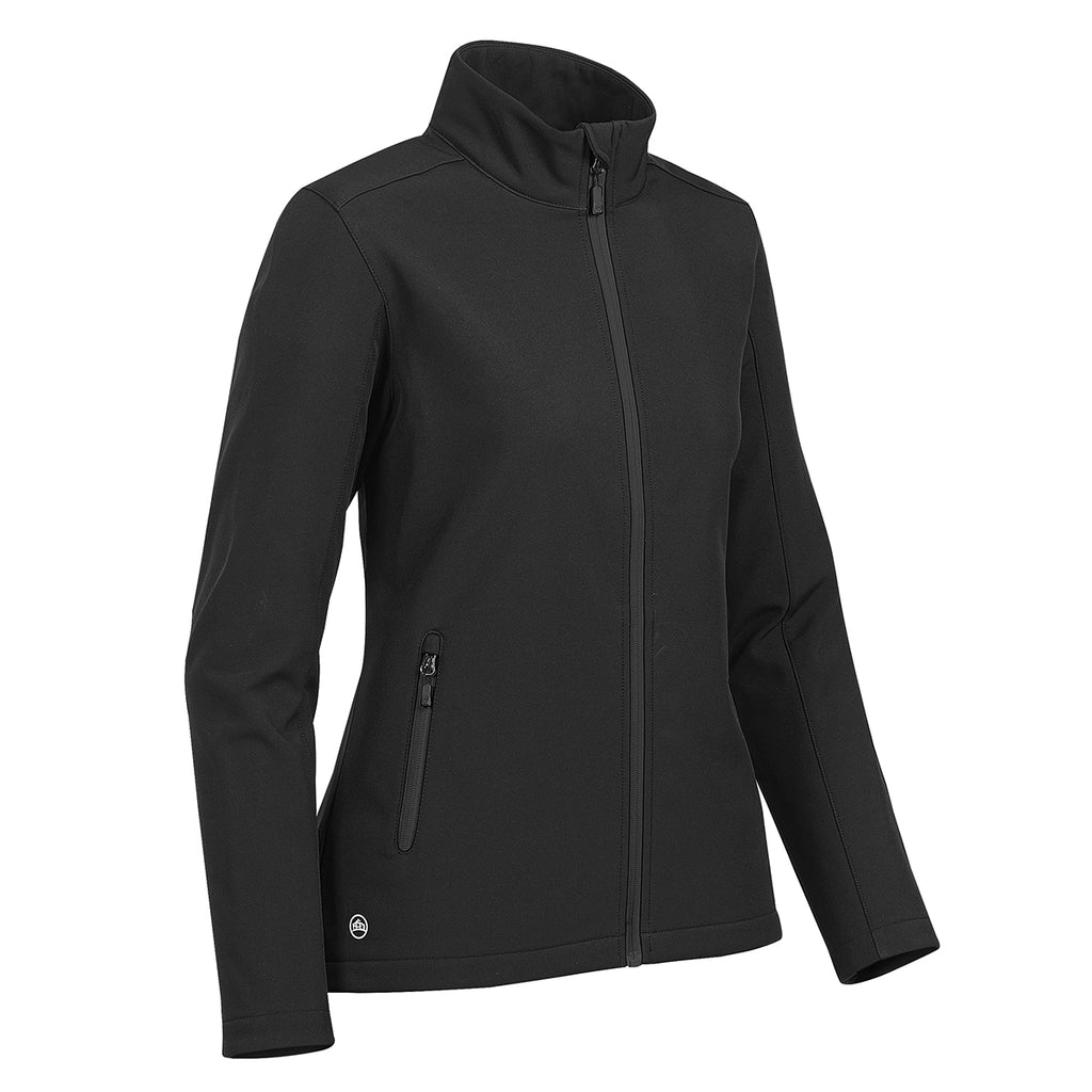Stormtech Orbiter Softshell for Women - Black/Carbon - CARBON_SIDE