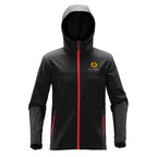 Stormtech Orbiter Softshell Hoody for Men - Black/Azure - Embroidery