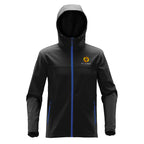 Stormtech Orbiter Softshell Hoody for Men - Black/Azure - Embroidery