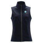Stormtech Orbiter Softshell Vest for Women - Navy/Carbon - Embroidery