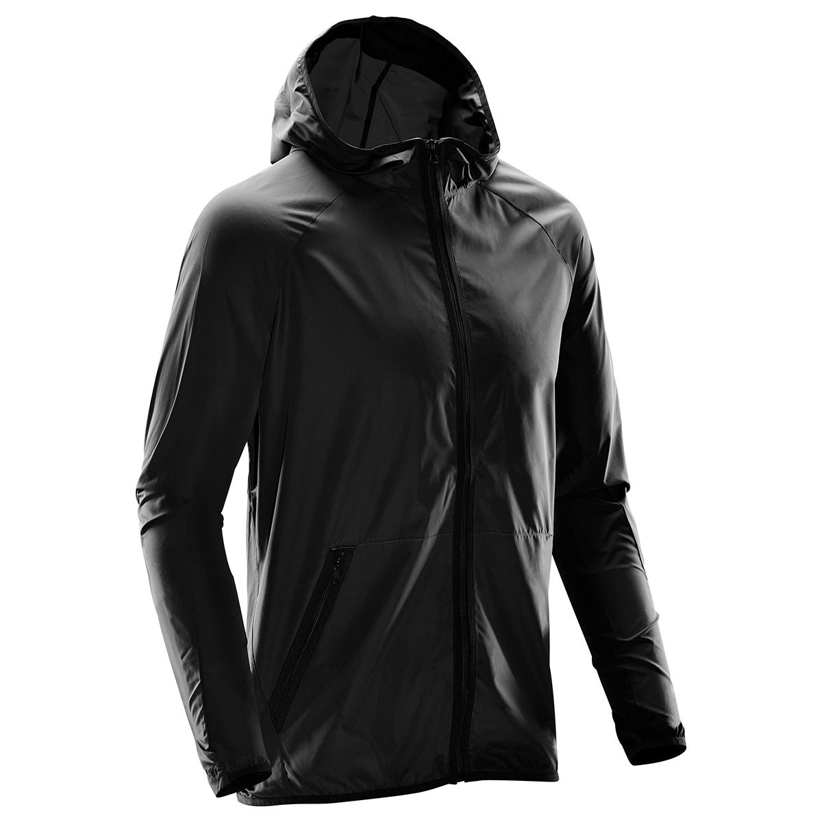 Stormtech Ozone Hooded Shell for Men - Black - SIDE