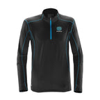 Stormtech Pulse Fleece Pullover for Men - Black/Carbon - Embroidery