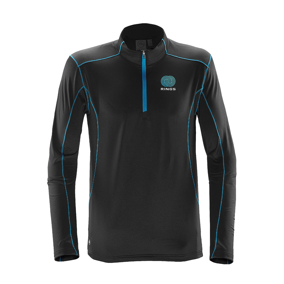 Stormtech Pulse Fleece Pullover for Men - Black/Carbon - Embroidery