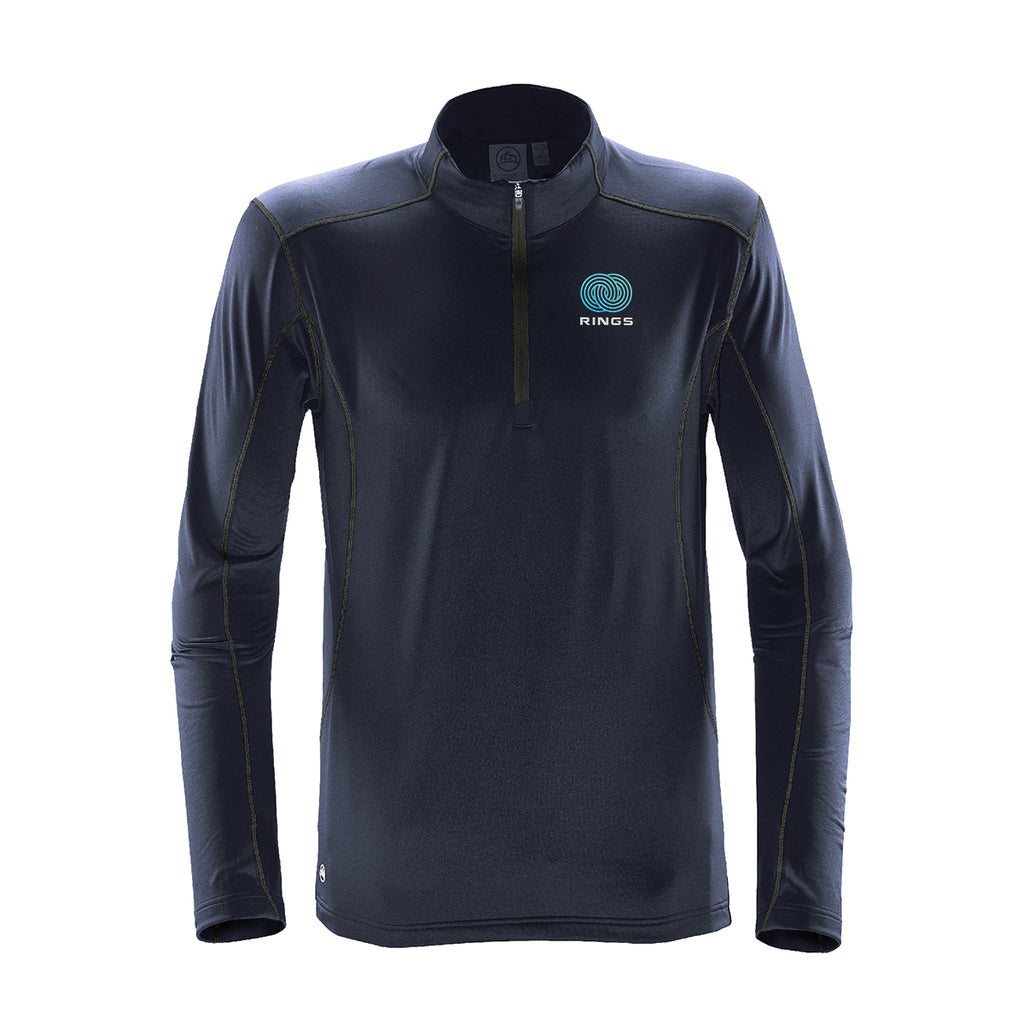 Stormtech Pulse Fleece Pullover for Men - Navy/Carbon - Embroidery