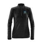 Stormtech Pulse Fleece Pullover for Women - Black/Carbon - Embroidery
