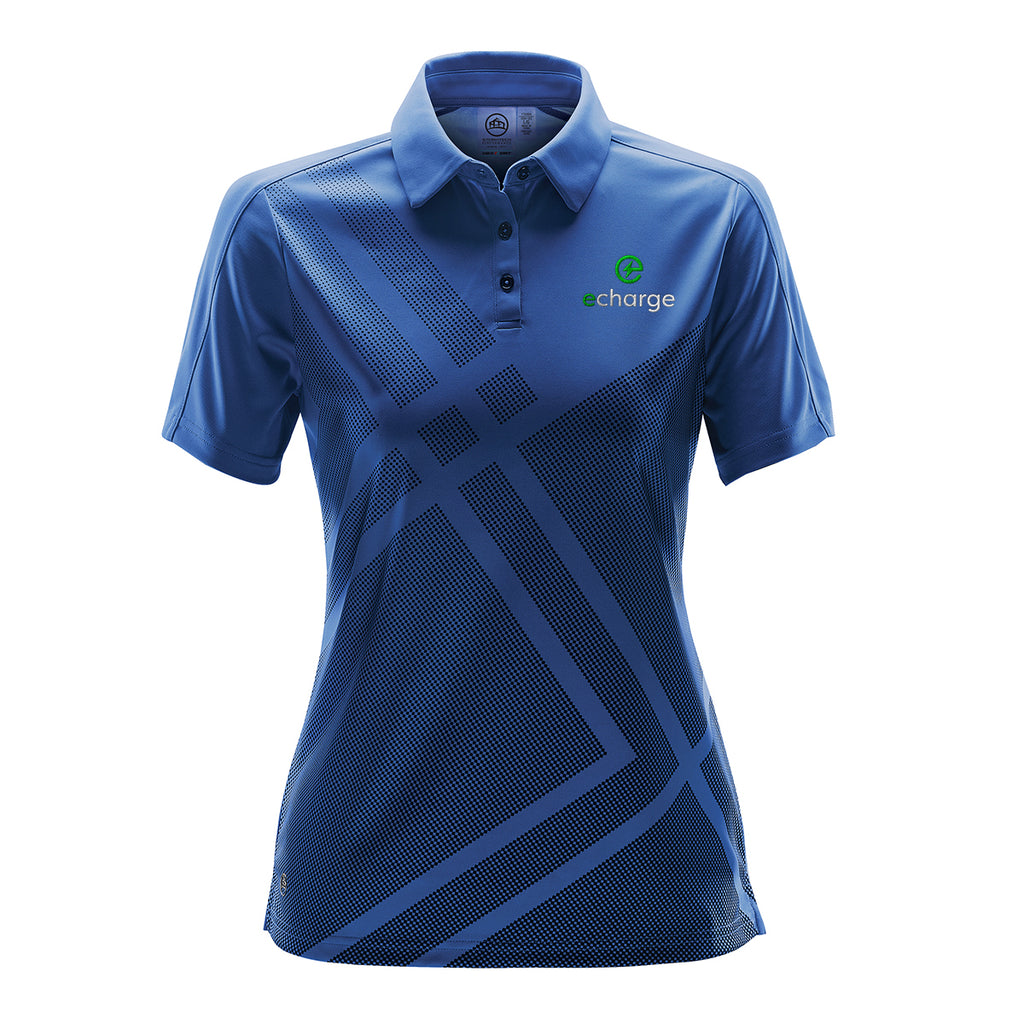 Stormtech Reflex Polo for Women - Azure Blue - Embroidery
