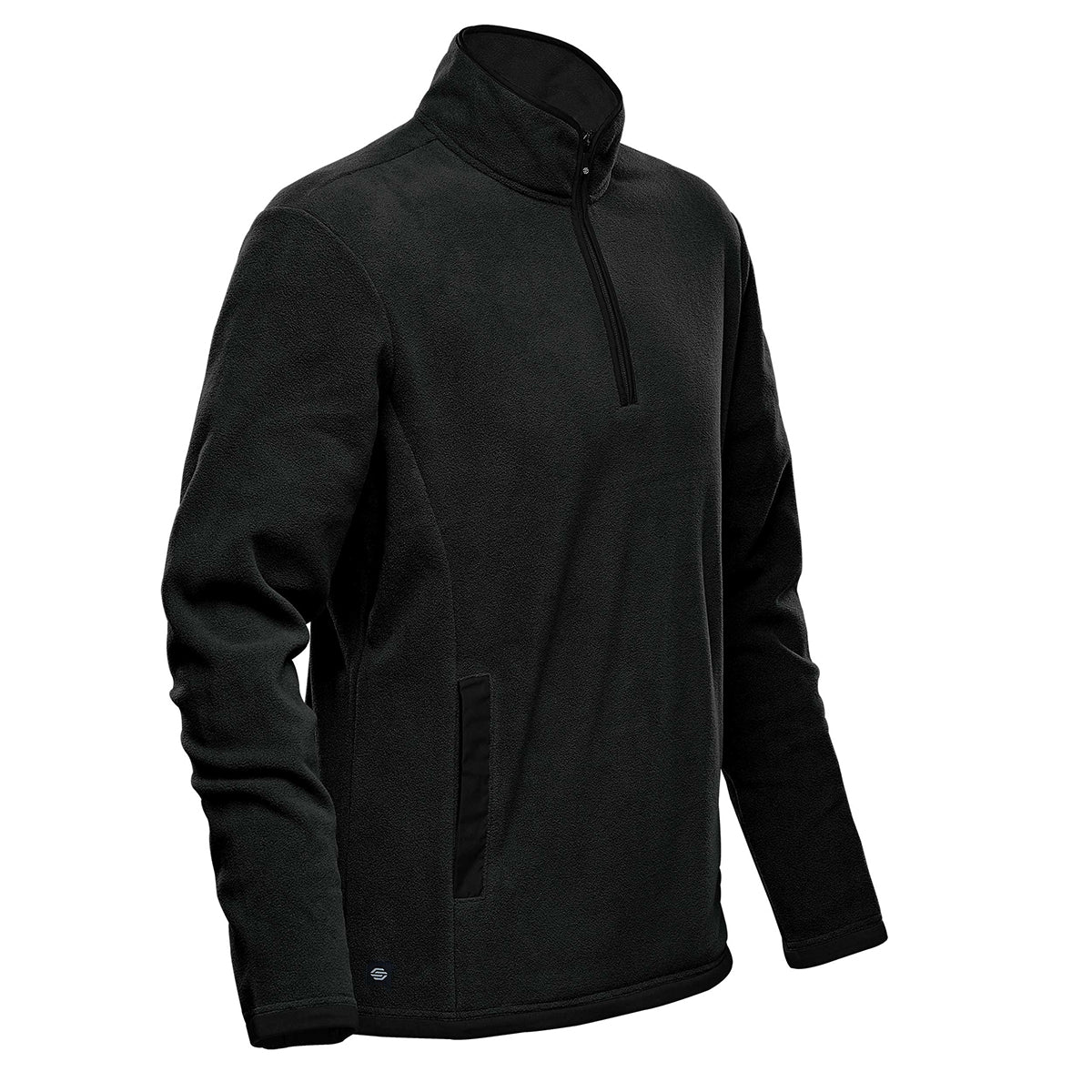 Stormtech Shasta Tech Fleece Quarter Zip for Men - Black - SIDE