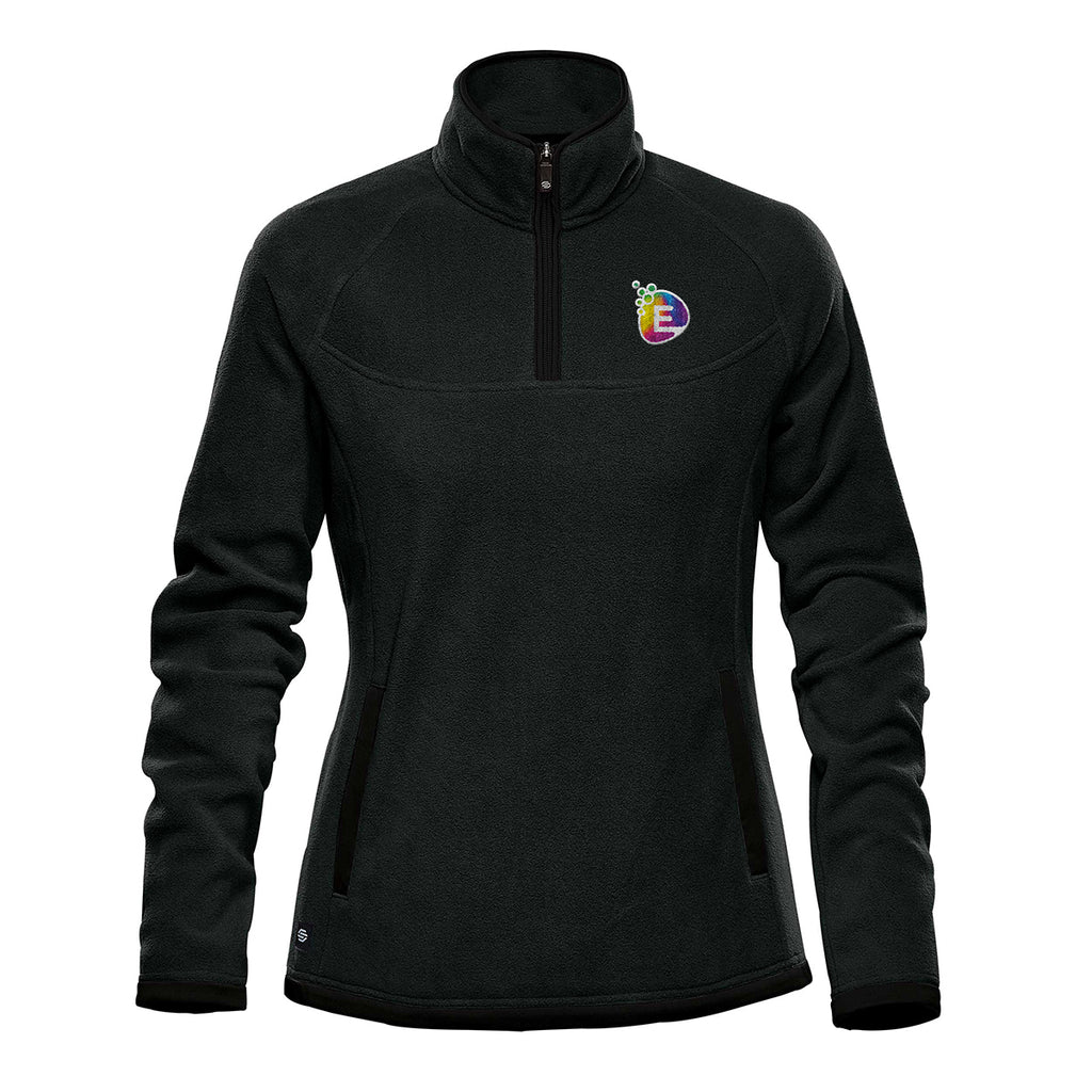 Stormtech Shasta Tech Fleece Quarter Zip for Women - Black - Embroidery