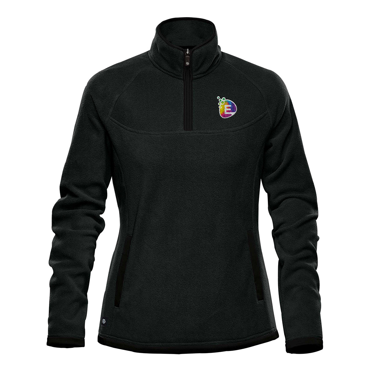 Stormtech Shasta Tech Fleece Quarter Zip for Women - Black - Embroidery