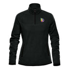 Stormtech Shasta Tech Fleece Quarter Zip for Women - Black - Embroidery