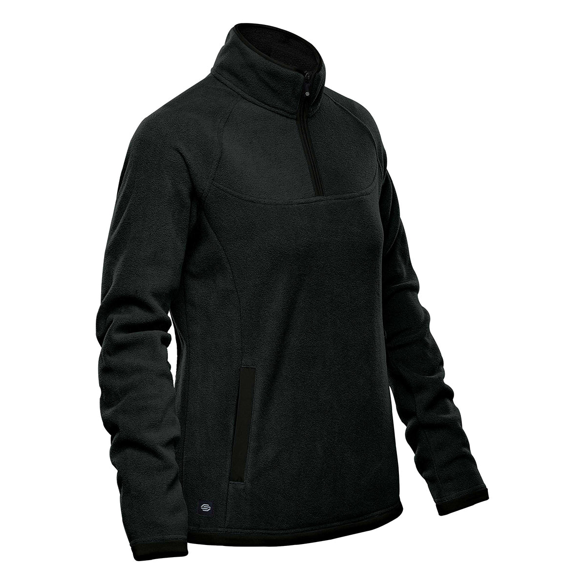 Stormtech Shasta Tech Fleece Quarter Zip for Women - Black - SIDE