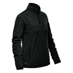 Stormtech Shasta Tech Fleece Quarter Zip for Women - Black - SIDE