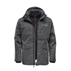 Stormtech Vortex HD System Parka for Men, Three-Way - Granite - Embroidery