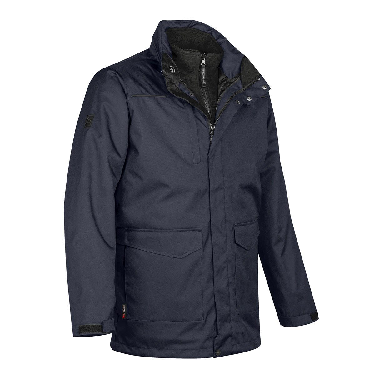 Stormtech Vortex HD System Parka for Men, Three-Way - Navy - SIDE