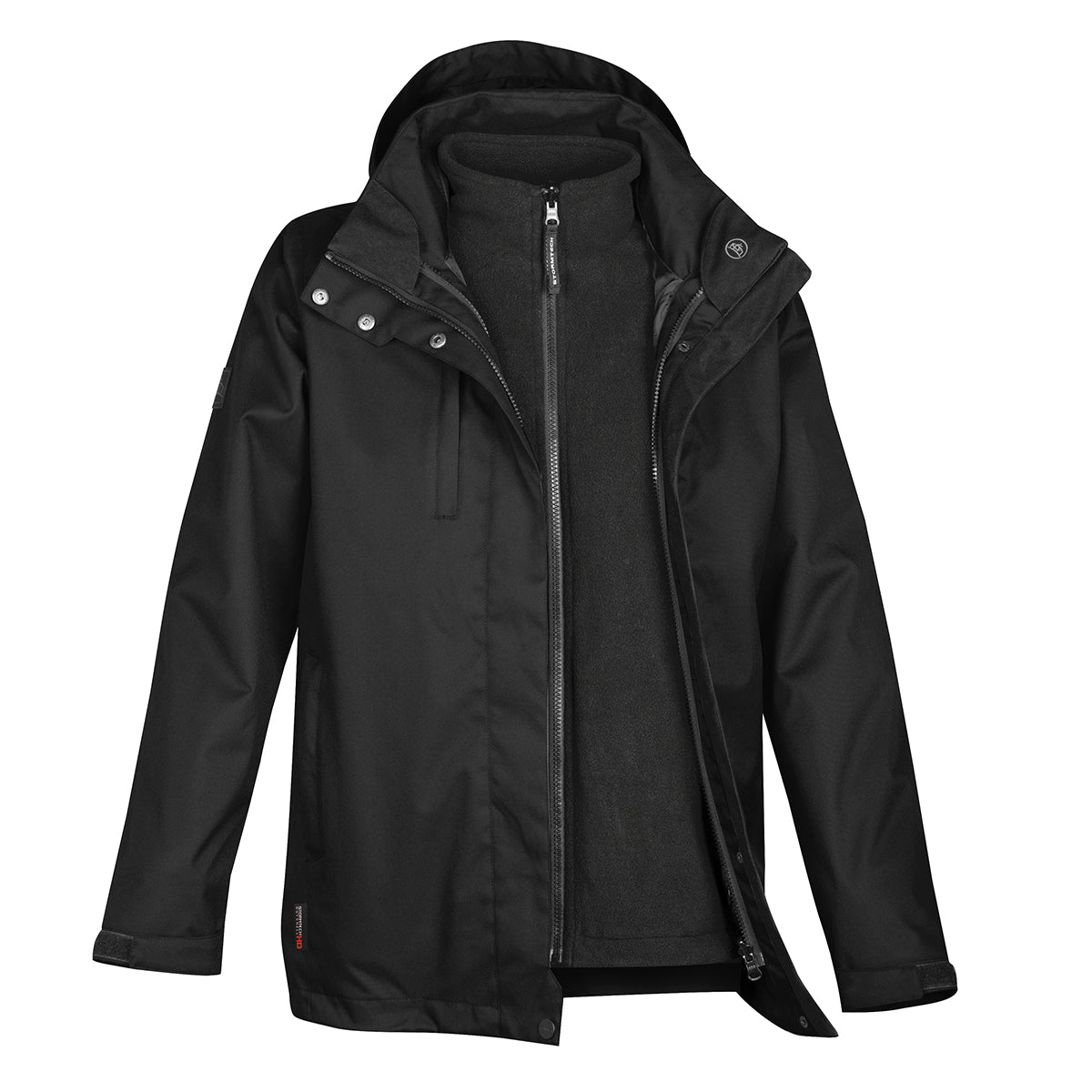Stormtech Vortex HD System Parka for Women, Three-Way - Black - OPEN