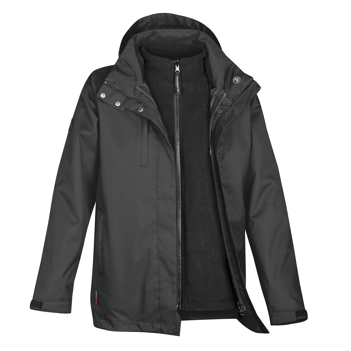 Stormtech Vortex HD System Parka for Women, Three-Way - Granite - OPEN