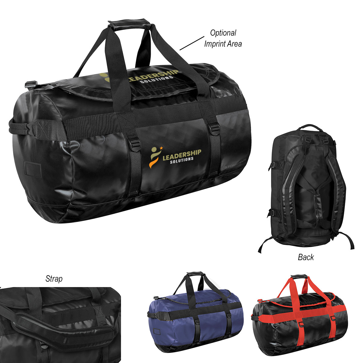 Stormtech Waterproof Gear Bag, Atlantis, Large - Black