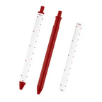 Straight Line Pen with a 4 Inch Ruler - Open