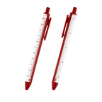 Straight Line Pen with a 4 Inch Ruler - Side