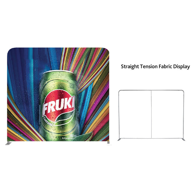 Straight Tension Fabric Display, 8 Foot