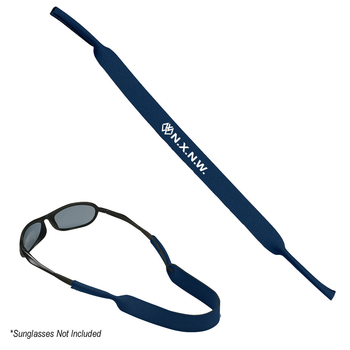 Strap for Sunglasses - Navy - Silk Screen