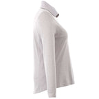 Stratton Wool Blend Half Zip for Women Transfer - Heather Grey - Right Side