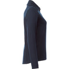 Stratton Wool Blend Half Zip for Women Transfer - Navy Heather - Right Side