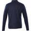 Stratton Wool Blend Quarter Zip for Men Transfer - Metro Blue Heather - Back Flat