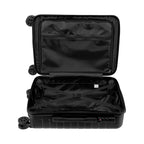 Stratus Hardside Carry-On Suitcase, 22 Inch - Black - Open_Bottom