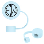 Straw Topper for Intrepid 40 oz Tumblers - Light Blue - Silk Screen
