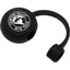 Straw Topper in Recycled Silicone - Black - Front